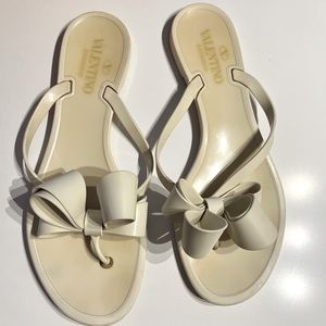 Valentino Bow Flip Flows Sandals